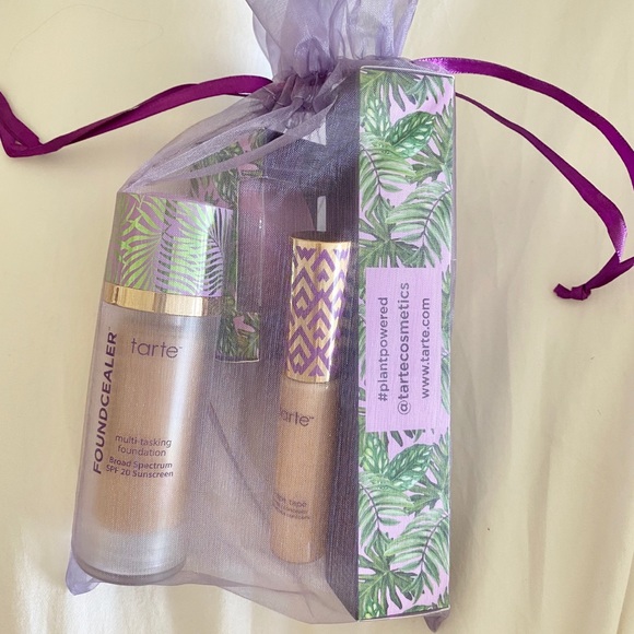 tarte Other - Tarte foundation, concealer, foundation brush spon